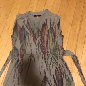 Super cute grey boho chic dress